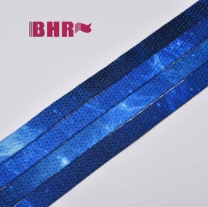 Cordones de Zapatos Blue Star con Impresión de Tinta en Pantalla, Cordones con Impresión por Transferencia Térmica - Product Image 1
