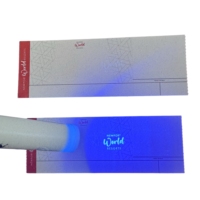 Papel Térmico Fluorescente Invisible Anti-falsificación para Entradas con Número de Serie, Plegado y Estampado en Oro para Eventos