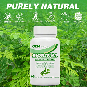 Cápsulas de Extracto de Moringa Vegano Orgánico, Suplemento Herbal Antioxidante, Aumenta la Energía, Apoya la Salud de las Articulaciones, Cápsulas de Polvo de Moringa - Product Image 5