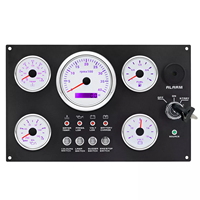 HEMU-BELLA Tableau de bord programmable 4000 tr/min pour voiture, bateau, camion, compatible avec les tableaux de bord de navires