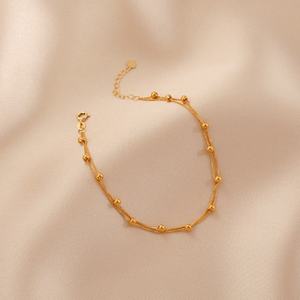 2024 High Quality New Design Custom Stainless Steel Fashion Bead Chain <b>Bracelet</b> - Product Image 3