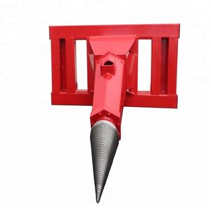 Fente de bûches conique montée sur excavatrice RIMA, fendeuse de bûches à vis, séparateur de bois - Product Image 4