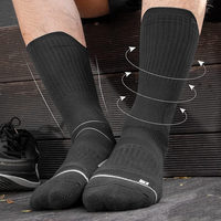 Chaussettes de sport personnalisées avec logo, chaussettes de course à compression Coolmax, chaussettes de randonnée athlétiques pour hommes, chaussettes de sport en coton personnalisées