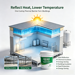 Revestimiento de Aislamiento Térmico de Aerogel para Paredes Exteriores y Techos, Impermeable, Ignífugo, Pintura de Aislamiento Nano que Ahorra Energía - Product Image 3