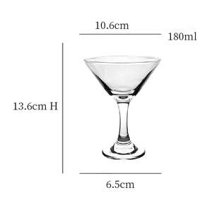 แก้วคริสตัลไร้สารตะกั่ว150มล. แก้วไวน์แชมเปญทรงกรวยมาร์ตินี่ - Product Image 6