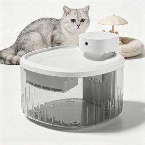 Factory Wholesale Anti Dry Protection Pet Water Fountain Stainless Steel Circulation <b>Cat</b> Dog Water Dispenser - Product Image 1