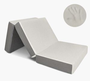 مرتبة أرضية قابلة للطي للبالغين والأطفال سرير محمول 4 بوصة رغوة - Product Image 2