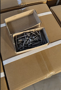 Clous en fer à tête ronde à tige lisse polie, de 1'' à 7'', pour le bois - Product Image 6