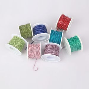 Nhà Máy Bán Hàng Trực Tiếp 10 Yards Cuộn Rượu Sâm Banh Vàng Cơ Sở Claw Rhinestone Cup Chuỗi 5 Kích Thước 2Mm 2.5Mm 2.8Mm 3Mm 4Mm Mật Độ DIY Tr - Product Image 1