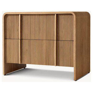 ALORA CLOSED NIGHTSTAND rh FURNITURE Modern Luxury NightStand Closed <b>Bedroom</b> Nightstands With Drawer - Product Image 1