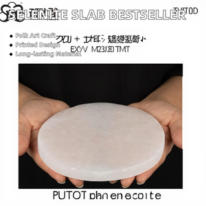 Новый дизайн, полированная кристаллическая селенитовая плита, зарядная пластина, гравировка, бизнес-подарок, заводской Бестселлер - Product Image 2