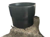 Coude sans soudure en acier au carbone HX, soudé bout à bout, 45/90D, peint en noir, ASME B16.9 A234WPB Classe 1000, basse pression, longueur 3 pouces, résistant à la corrosion