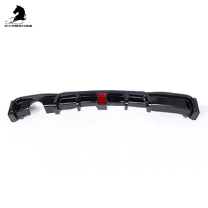 ABS Gloss Black Stoßstange LED Heck diffusor 1 Tipps für BMW F30 M Tech 2013-2018 - Product Image 6
