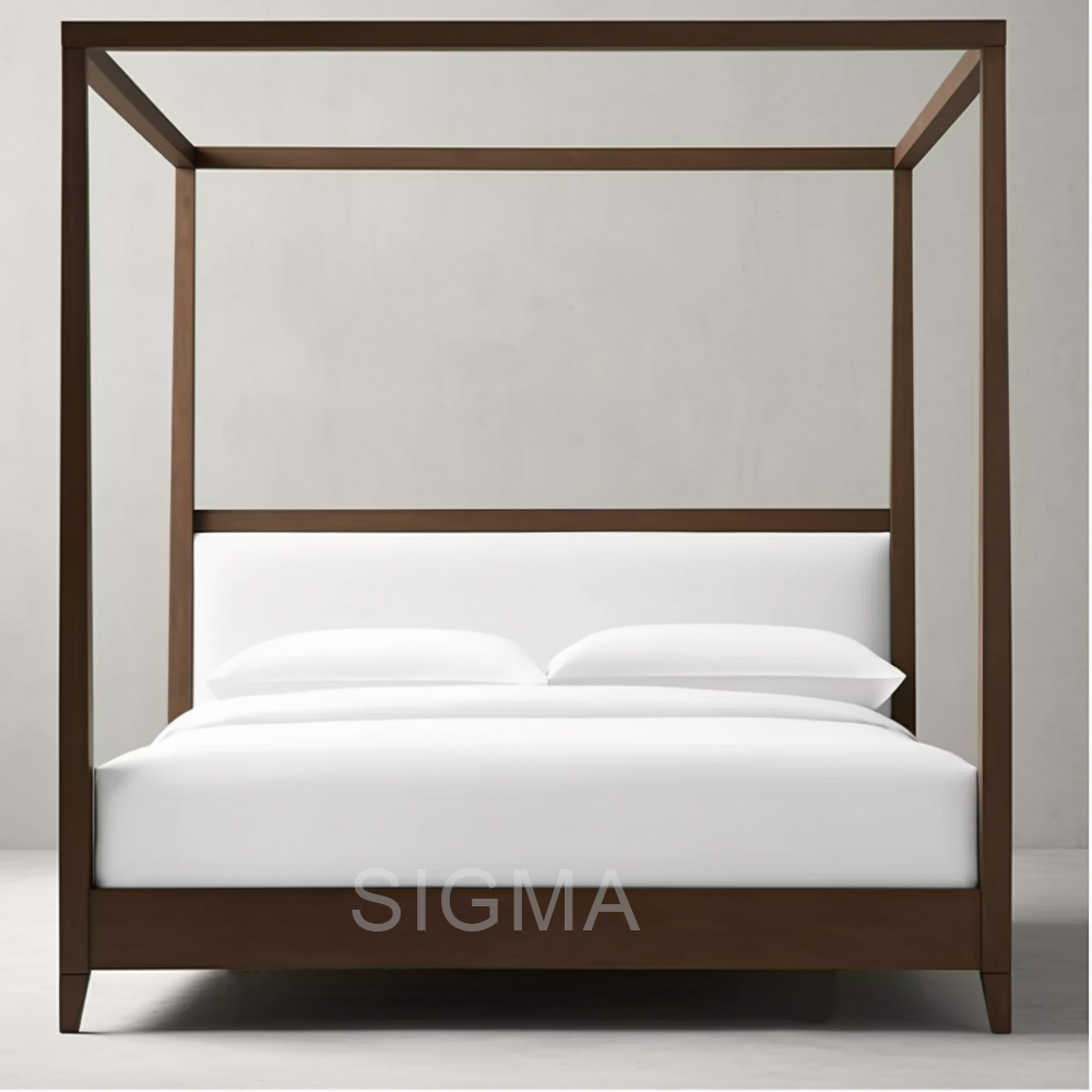 Wholesale Furniture bedroom Sets Luxury Wooden Bed Customized Modern King Bed