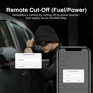 جهاز تتبع GPS للسيارة بتقنية 2G GSM بسعر رخيص، جهاز تتبع GPS صغير للدراجات النارية مع ميزة الرد على الطوارئ ومستشعر الوقود وإنذارات متعددة وتحليل القيادة - Product Image 5