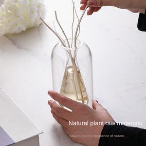 Difusor <span class=keywords><strong>de</strong></span> Aroma <span class=keywords><strong>de</strong></span> Aceite Esencial, Botella <span class=keywords><strong>de</strong></span> Vidrio Vacía, Estilo Simple, con Diseño <span class=keywords><strong>de</strong></span> Mimbre y Dragón, Sin <span class=keywords><strong>Fuego</strong></span>, Little Red Book - Product Image 4