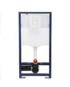 Cisterna oculta de pared, tanque de inodoro oculto de HDPE de doble descarga para inodoros suspendidos en la pared - Product Image 1