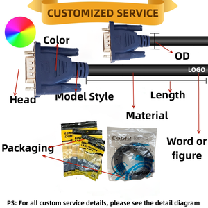 Cáp 4 + 5 VGA Sang VGA Cáp Màn Hình Đực Sang Đực Đầu Nối Mạ Vàng Hỗ Trợ 1080P - Product Image 4