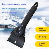 Grattoir à glace pour voiture, pelle à neige, outil de dégivrage automatique du pare-brise, outil de nettoyage de la neige pour l'hiver, accessoires de voiture, pelle à neige