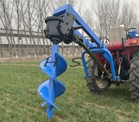 Tarière robuste avec moteur à couple élevé pour les opérations de forage dans les sols durs et les roches