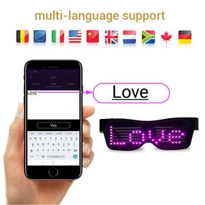 Lunettes LED Lumineuses Rechargeables USB à 8 Motifs Clignotants pour Fête - Product Image 6