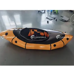 Funworldsport New Design Colorful White Water Cheap Kayak Inflatable Boat Packraft For Sale