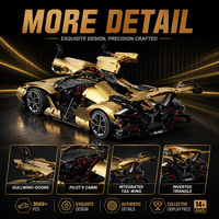 TGL T5012C MOC, Modelo de Coche Deportivo, Bloques de Construcción para Armar, Rompecabezas, Juguetes de Exhibición para Niños y Adultos, Regalo, 3668 Piezas