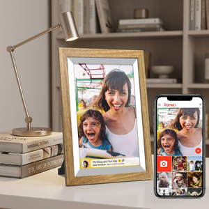 Frameo NO 1 Fabricant OEM Cadeau de Noël/Vendredi noir/Anniversaire Cadre <span class=keywords><strong>photo</strong></span> numérique Wi-Fi avec boîtier en acrylique de 10 pouces Lecture vidéo - Product Image 1