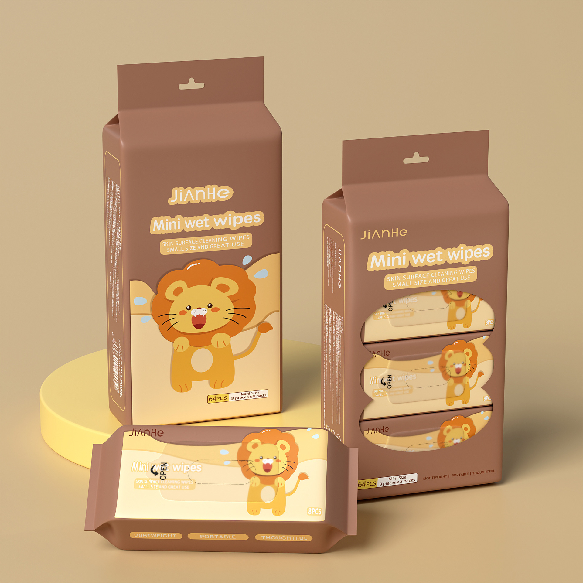English coffee lion super mini-8 packs per case
