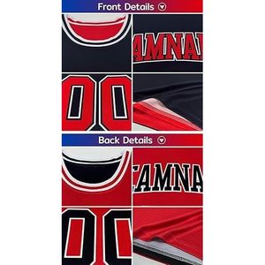 Custom Reversible Basketball Jersey Set Unisex Adult Personalized Team Name 00 Breathable Mesh Tank <b>Top</b> Shorts Sports Uniform - Product Image 5