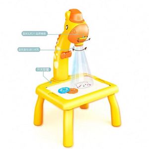 Tableau de dessin technique musical Deer Art avec projecteur de diapositives et torche, jouet pour enfants - Product Image 1