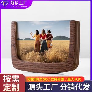 2026 DIY Calendar Stand - New Style Wooden Calendar Base, Simple Photo <b>Frame</b>, Graduation Season Gift, Wooden U-Shaped Photo - Product Image 5