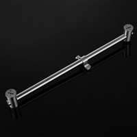 Rail de douche universel réglable avec levier de levage, barre coulissante finition chromée, design moderne, installation facile pour douche