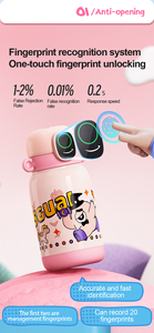 Kids <b>Smart</b> Fingerprint <b>Lock</b> Water Bottle Stainless Steel Insulated Leak Proof Anti-Theft Portable Drinking Cup for School Outdoo - Product Image 6