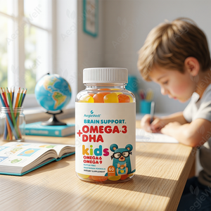 Aeglewell OEM/ODM Etichetta Privata, Gommose <span class=keywords><strong>Omega</strong></span> 3 DHA per Bambini, <span class=keywords><strong>Integratori</strong></span> di Olio di Pesce <span class=keywords><strong>Omega</strong></span> 3, Gommose <span class=keywords><strong>Omega</strong></span> 3 DHA - Product Image 4