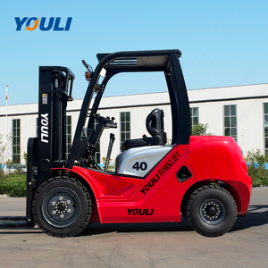 Carretilla elevadora Youli Factory 4000kg <span class=keywords><strong>1</strong></span> 2 3 4 toneladas Carretillas elevadoras de motor diésel 4 toneladas Carretillas elevadoras de combustible diésel - Product Image 3