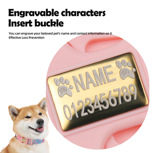 Recycled Eco Friendly Nylon <strong>Dog</strong> <strong>Collar</strong> Rainbow Bright Colors Adjustable Pet <strong>Collar</strong> Leash Set 3 Colors in Stock - Product Image 3