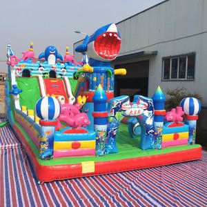 Commercial PVC Mechanical God <strong>of</strong> <strong>War</strong> Jumping Castle Bounce House Inflatable Bouncy Castle Slides Trampoline for Children - Product Image 5