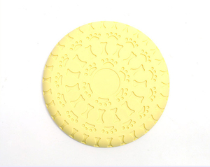 Frisbees pour chiens en silicone résistant aux morsures, jouets à mâcher ronds en caoutchouc pour l'entraînement des animaux de compagnie, en stock, offre spéciale - Product Image 4