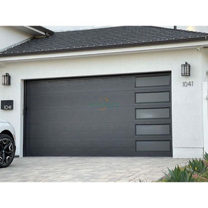 Porte de <span class=keywords><strong>garage</strong></span> en acier à texture d'écorce d'<span class=keywords><strong>orange</strong></span> avec options de couleur imitation bois - Product Image 1