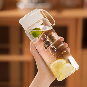 600/800ml Tasse en plastique de voyage en plein air portable Bouteille d'eau en plastique bon marché Personnaliser la tasse de logo <span class=keywords><strong>publicitaire</strong></span> - Product Image 3