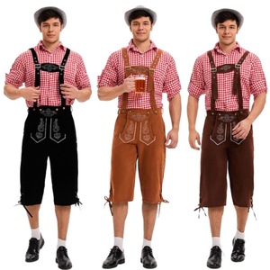 Tenue traditionnelle bavaroise en cuir pour <span class=keywords><strong>homme</strong></span>, style élégant, inspirée de la télévision, pour l'Oktoberfest - Product Image 3
