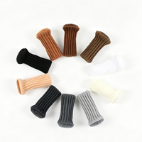 Protections de sol pour meubles réutilisables, antidérapantes, réduisant le bruit, épaisses, en tricot élastique, chaussettes pour pieds de canapé et de chaise