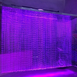 โปรโมชั่นที่ทันสมัย RGB โคมไฟใยแก้วนำแสงม่านสำหรับโครงการ2เมตร * 2เมตร - Product Image 4