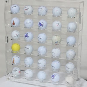 Wholesale Custom Clear Transparent Acrylic Cabinet Wall Rack Holder Golf Ball <b>Display</b> <b>Cases</b> Customizable Size Shape Yageli - Product Image 5