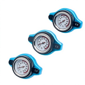 Bouchon de réservoir d'eau de course avec jauge de température 0.9 1.1 1.3 Bar, ajustement universel pour modification automobile SXG01 - Product Image 1