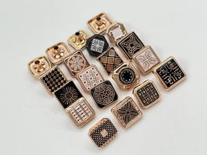 Oem & ODM hồi giáo thobe Snap Nút Kẽm hợp kim kim loại nhấn nút với mạ phong cách cho hàng may mặc của nhà sản xuất Shank thiết kế - Product Image 2