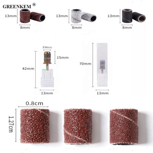 Kit de tambour de ponçage, 360 pièces, manchons de <span class=keywords><strong>ponceuse</strong></span> à tambour et 12 pièces mandrins à tambour pour outil rotatif <span class=keywords><strong>Dremel</strong></span>, bandes de ponçage des ongles - Product Image 5