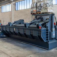 Presse à déchets de voitures amovible de nouveau type pour le recyclage des voitures usagées