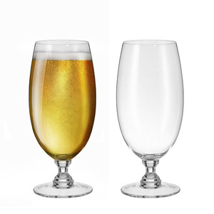 SamyotrophicWholesale Logotipo personalizado Cristalería <span class=keywords><strong>para</strong></span> beber <span class=keywords><strong>Cerveza</strong></span> belga <span class=keywords><strong>Vaso</strong></span> de vidrio Tulipán Tallo corto Vasos de <span class=keywords><strong>cerveza</strong></span> de trigo - Product Image 1